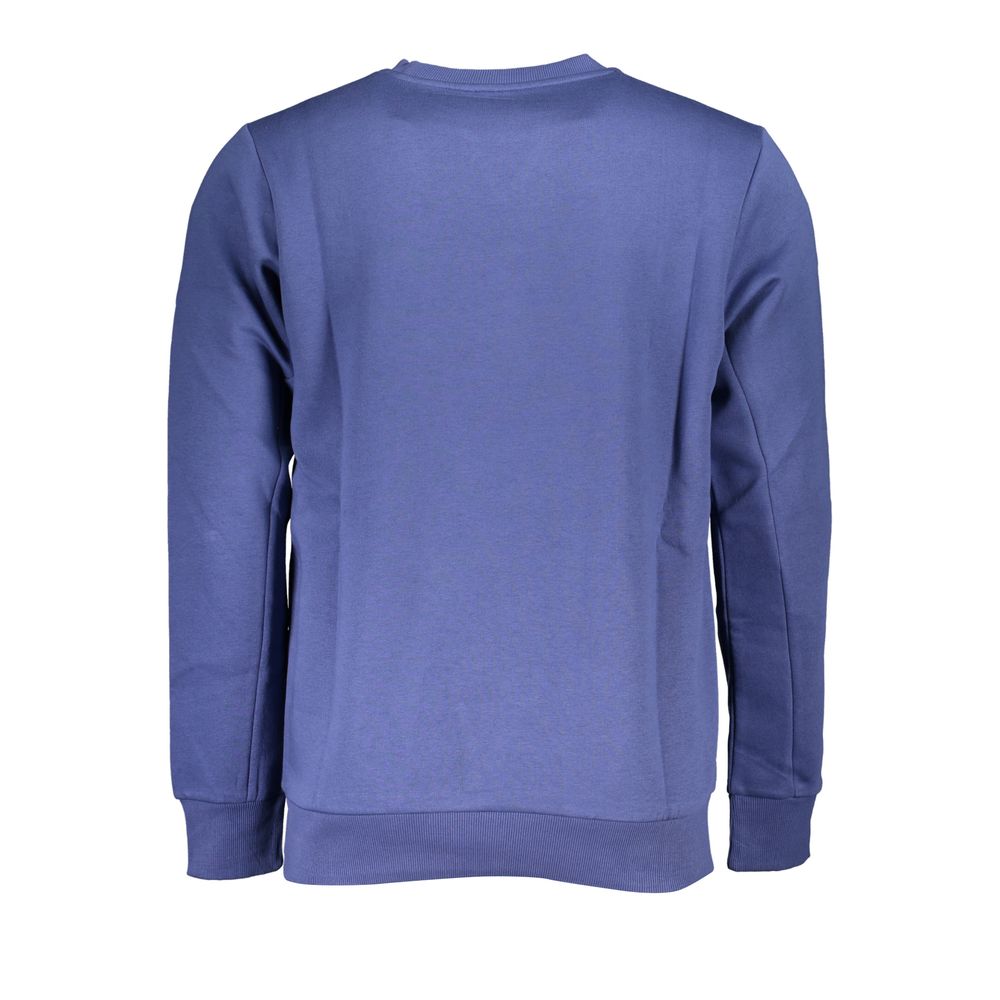 Blue Cotton Men's Sweatshirt