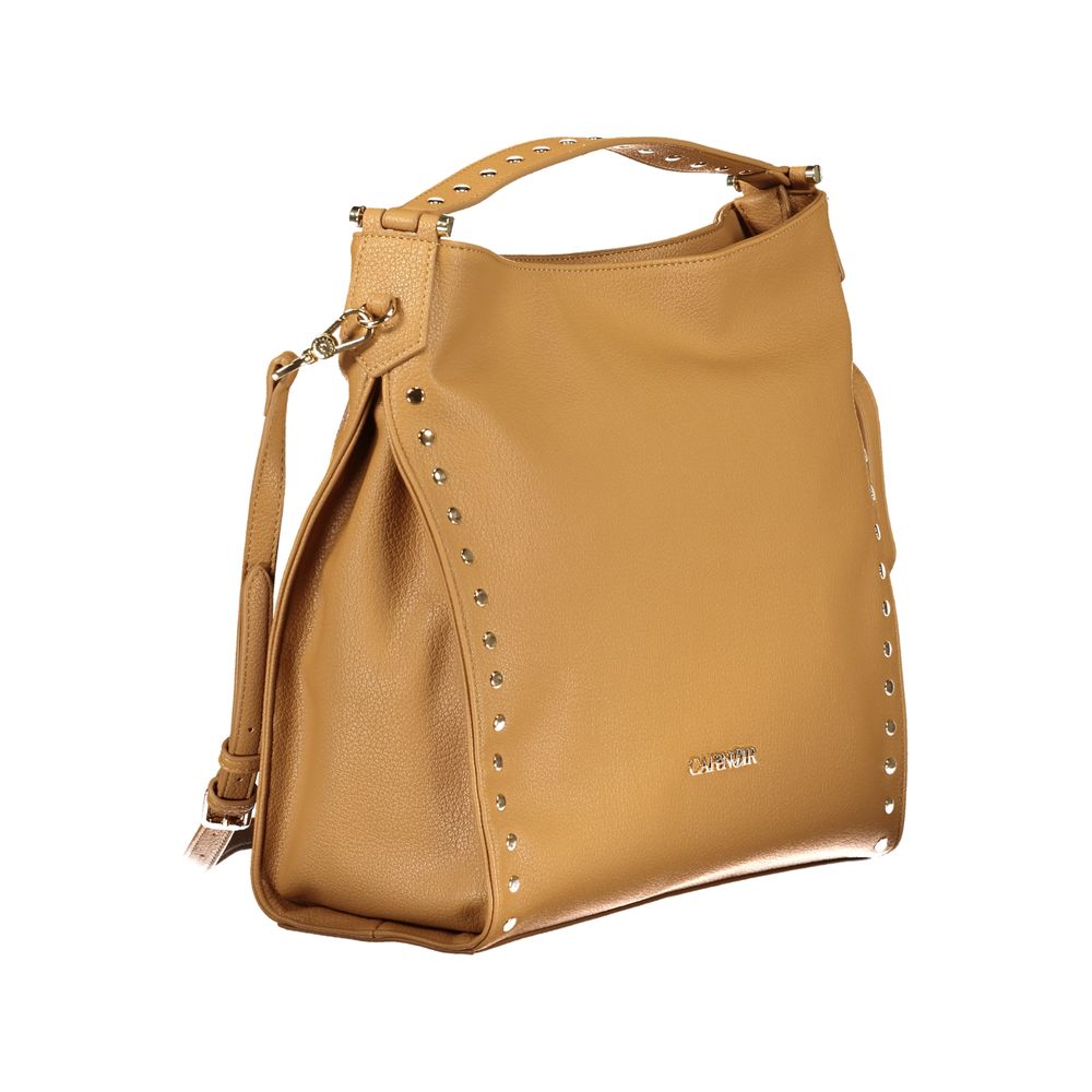 Marrone Poliuretano Women Shoulder Bag