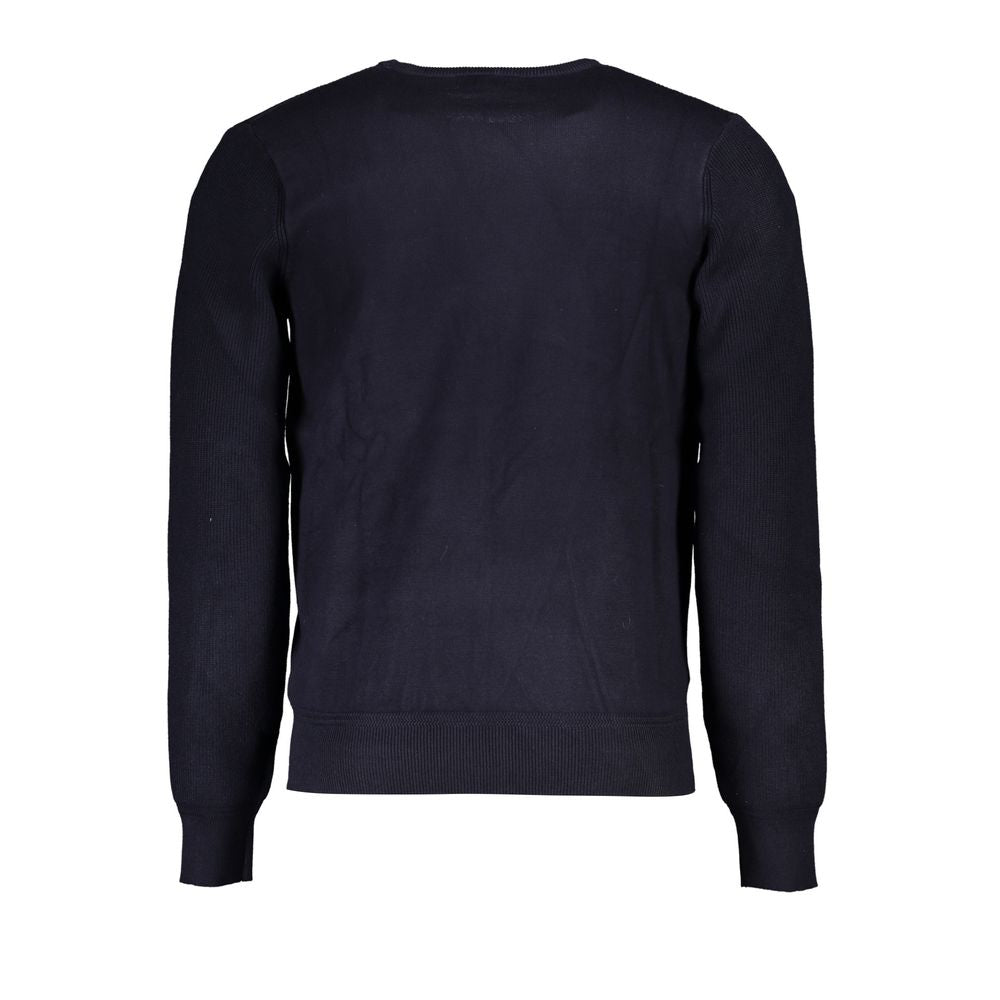 Blue Viscose Men's Shirt