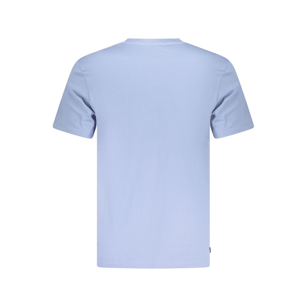 Blue Cotton Men's T-Shirt