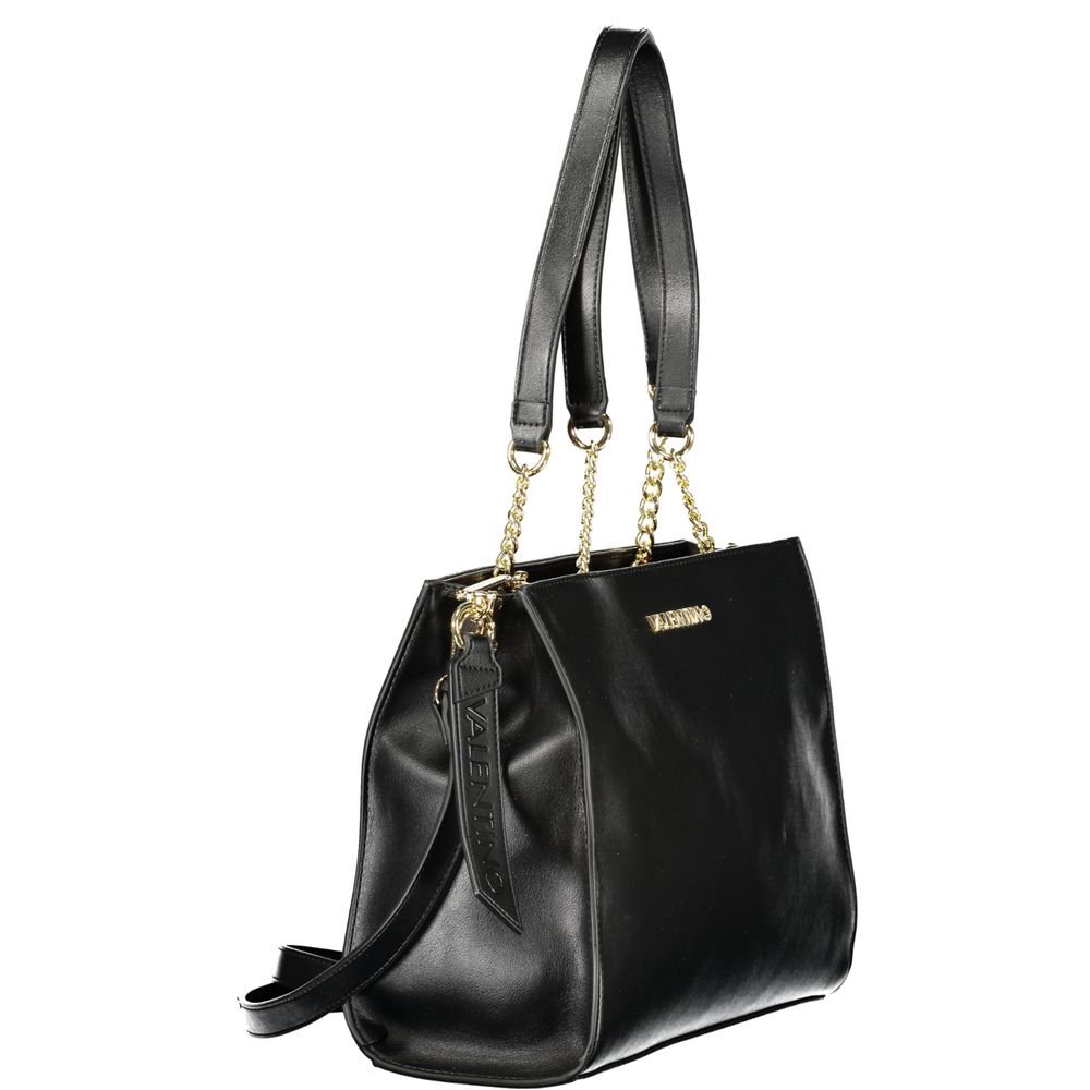Black Polyurethane Womens Bag