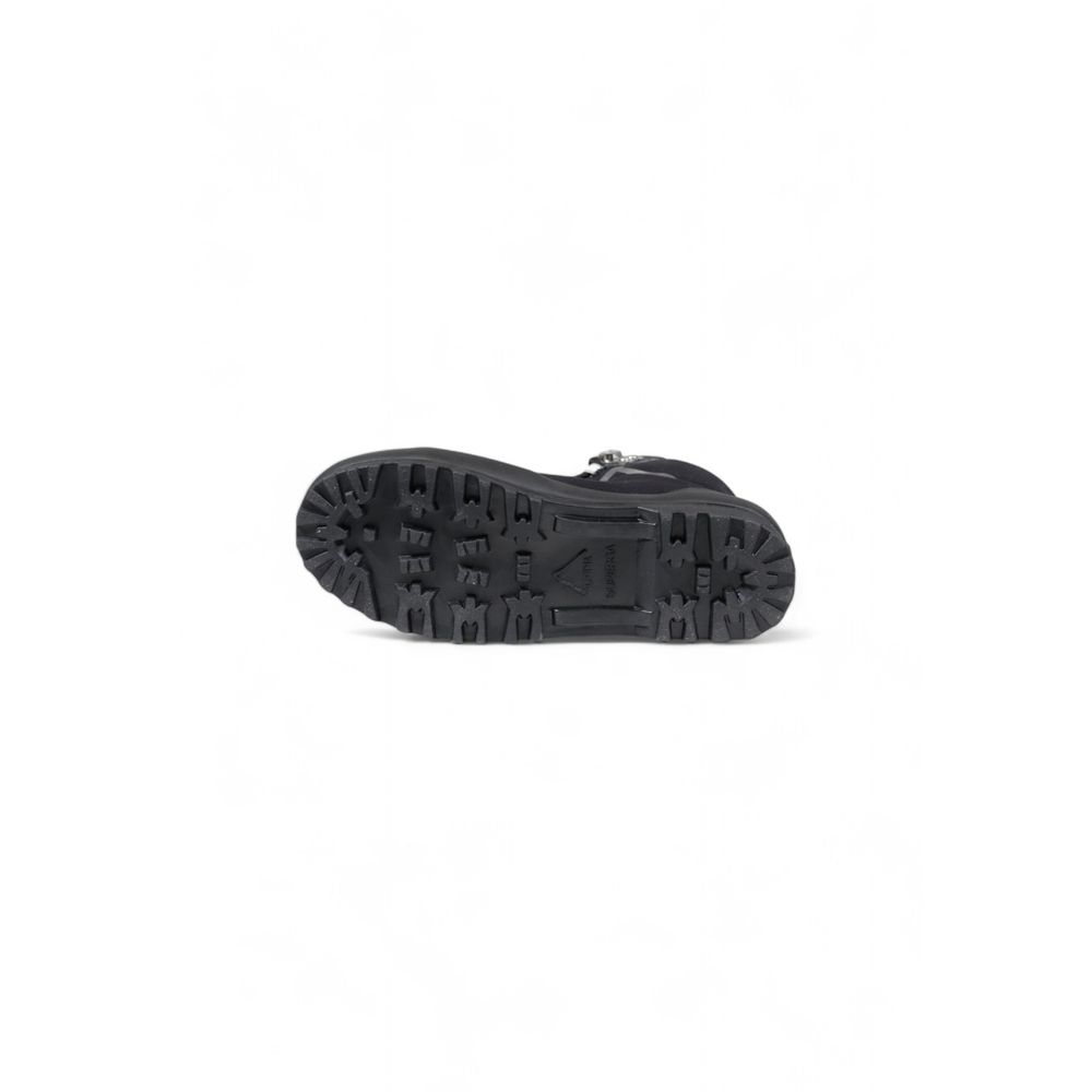 Black Fabric Athletic Sneakers