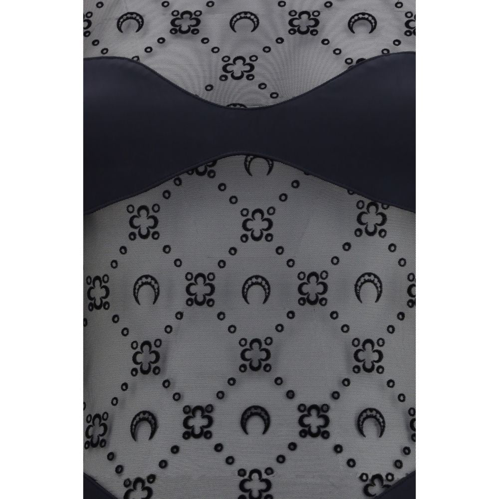 Black Polyamide Bodysuit
