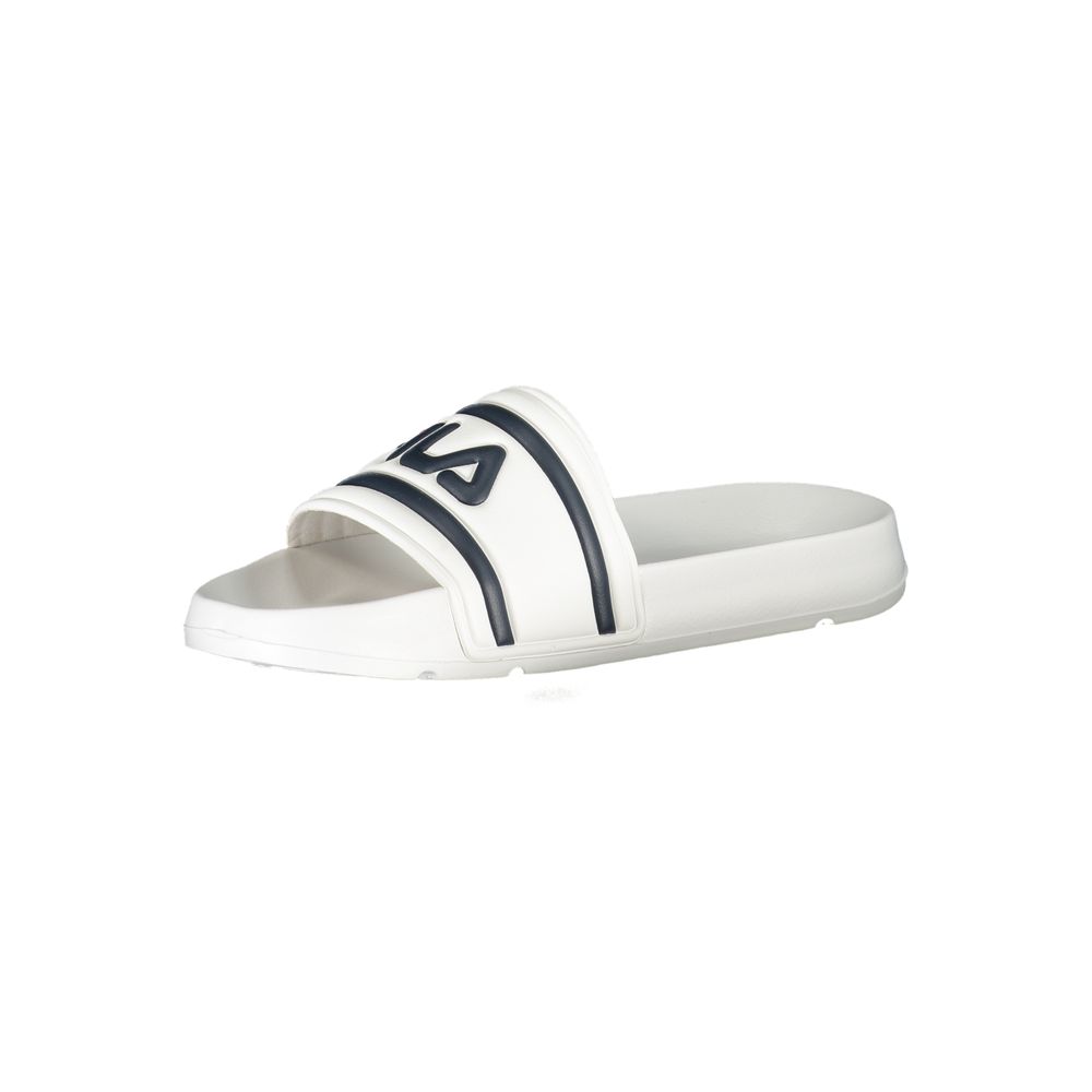 White Polyurethane Men's Slipper