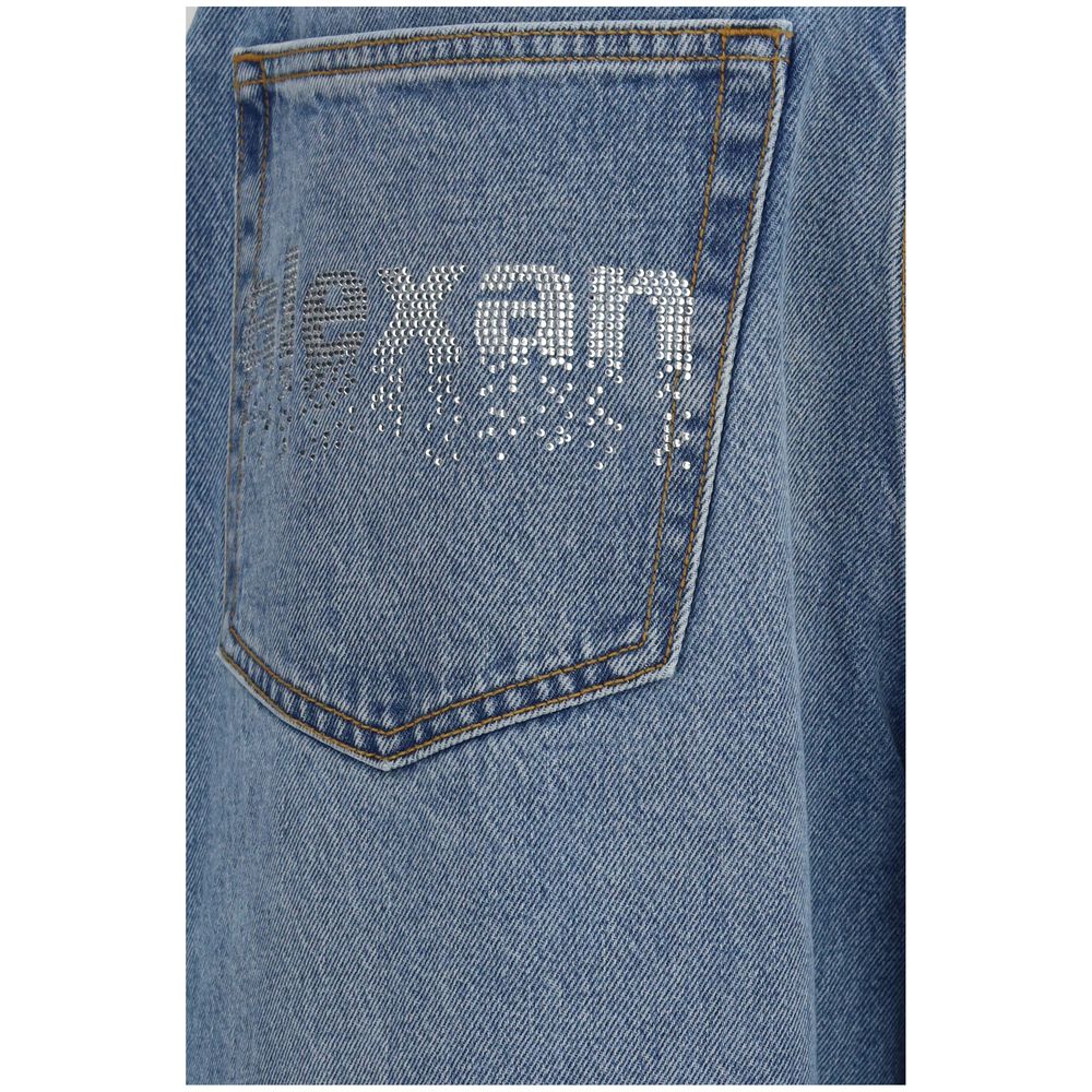 Blue Cotton Jeans Denim