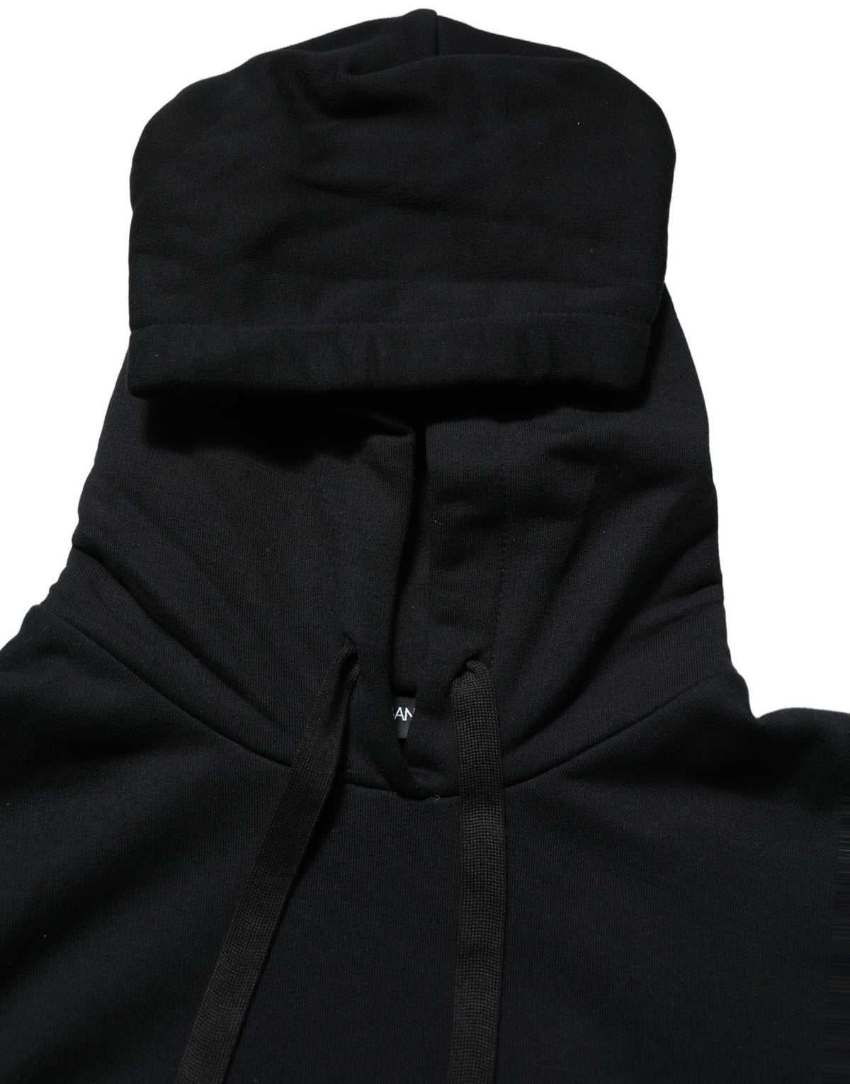 BlackWhite Appliqué Hooded Sweatshirt Sweater
