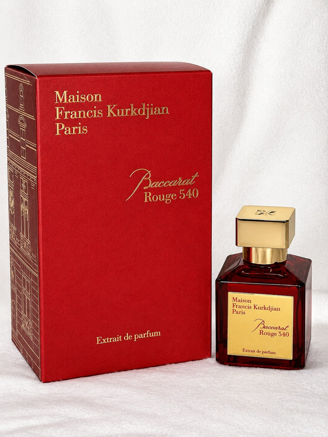 Maison Francis Kurkdjian Baccarat Rouge 540 Extrait de Parfum – Woody Ambery Floral Fragrance