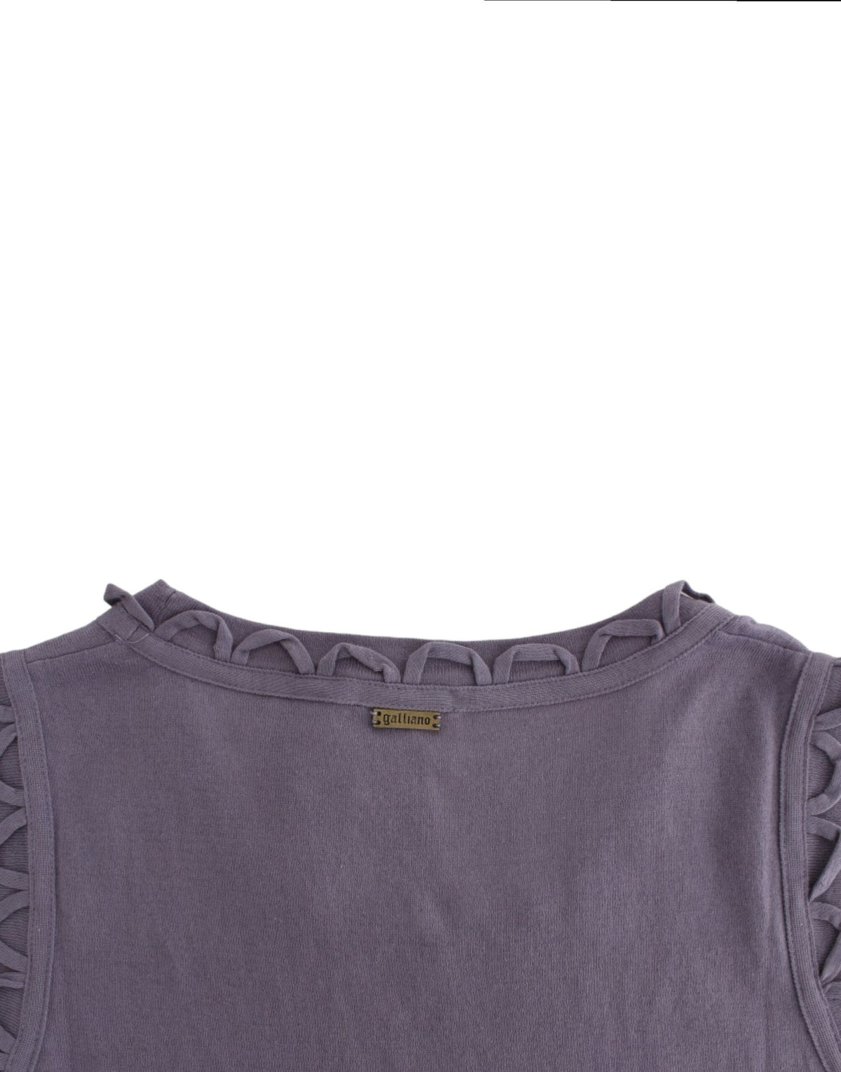 Purple cotton jersey dress