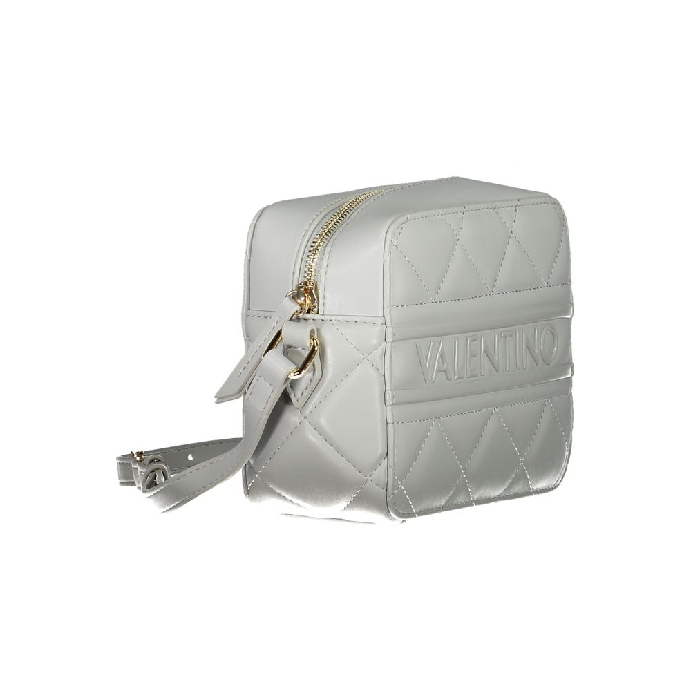 Grey Polyurethane Women Bag