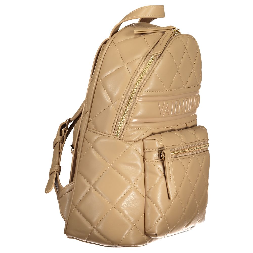 Beige Poliuretano Womens Backpack