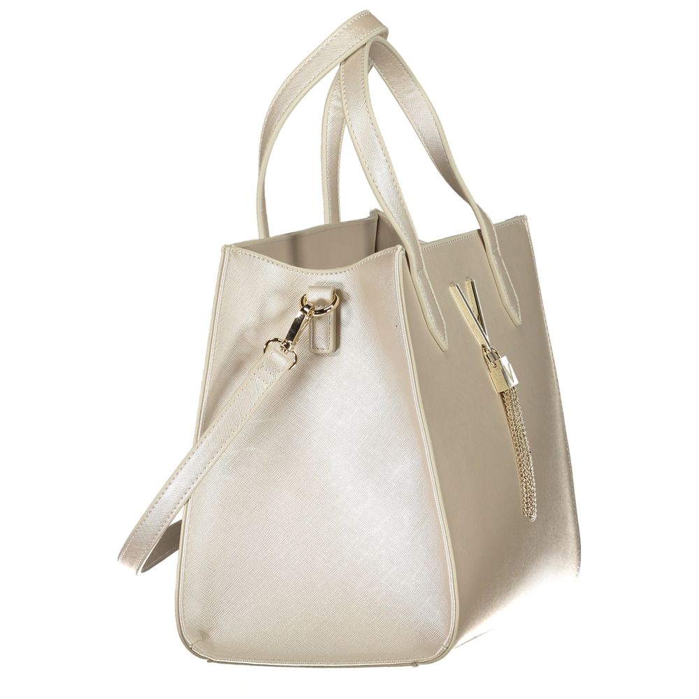 Gray Polyurethane Women's Bag
