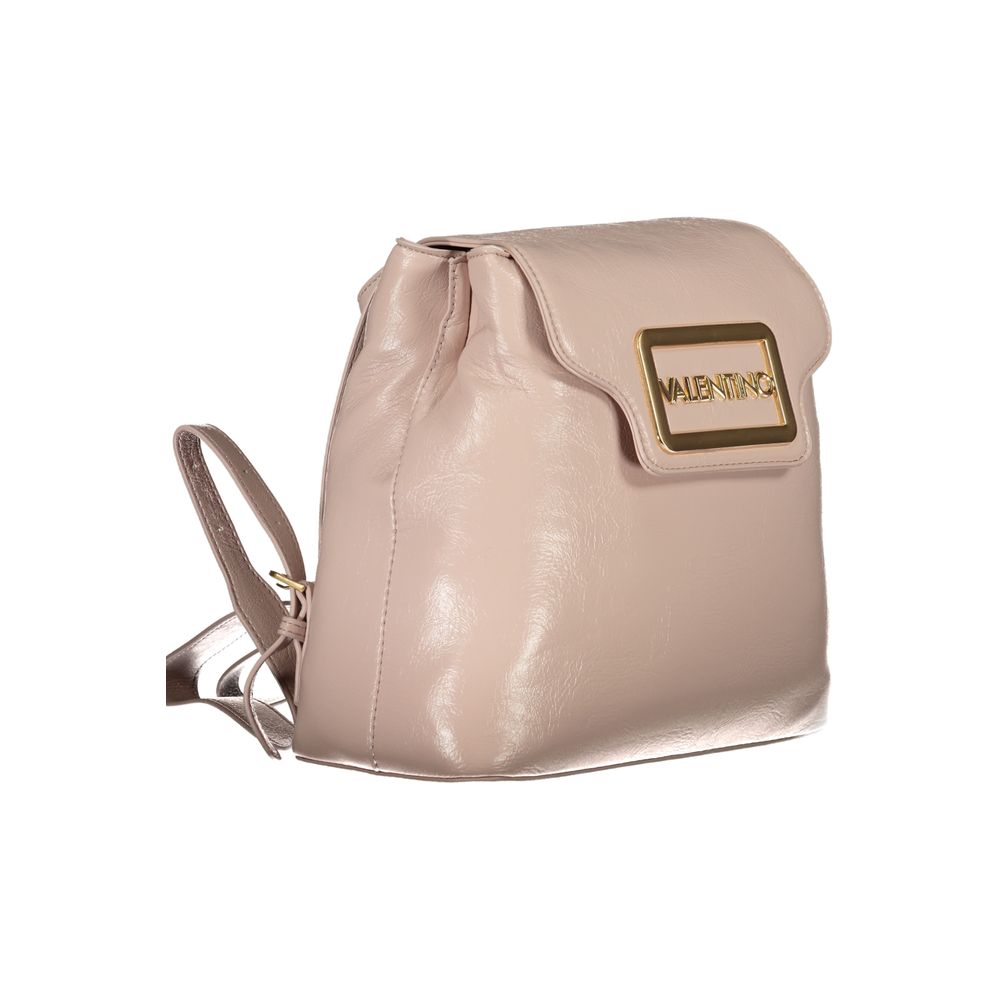 Rosa Polyurethane Women's Backpack with Adjustable Straps