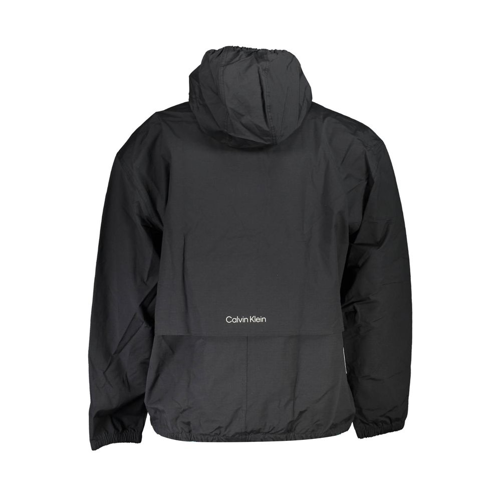 Black Cotton Men's Jacket