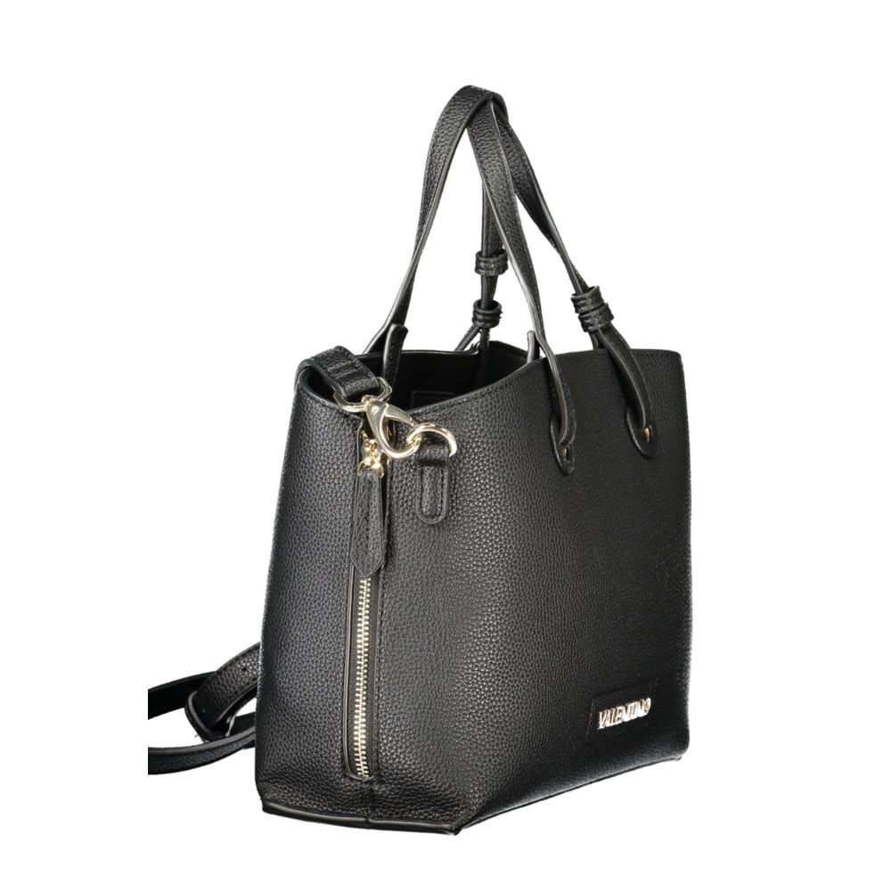 Black Polyurethane Women's Bag