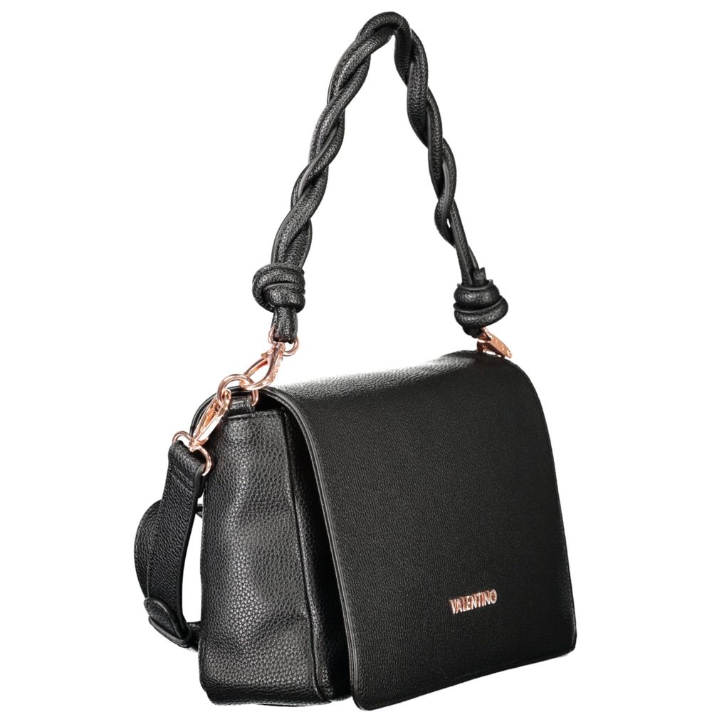 Black Polyurethane Women's Bag