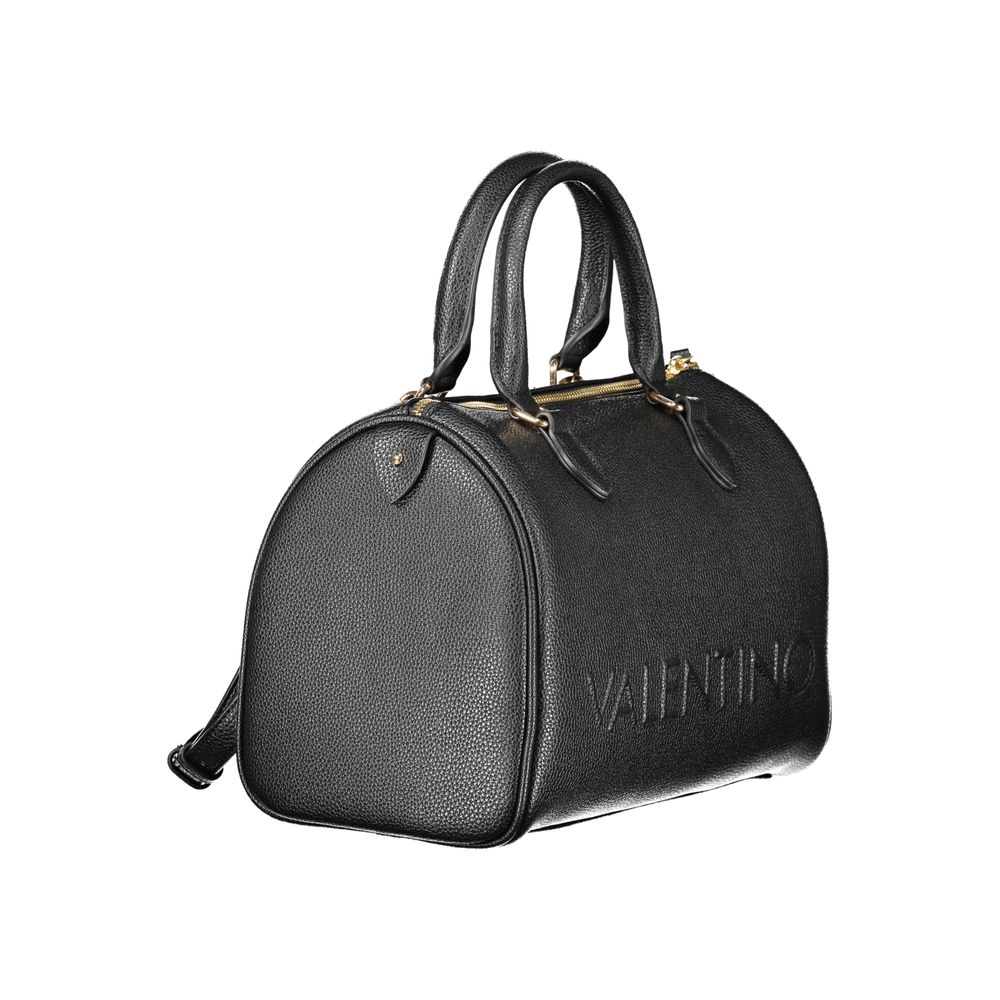 Black Polyurethane Women's Bag