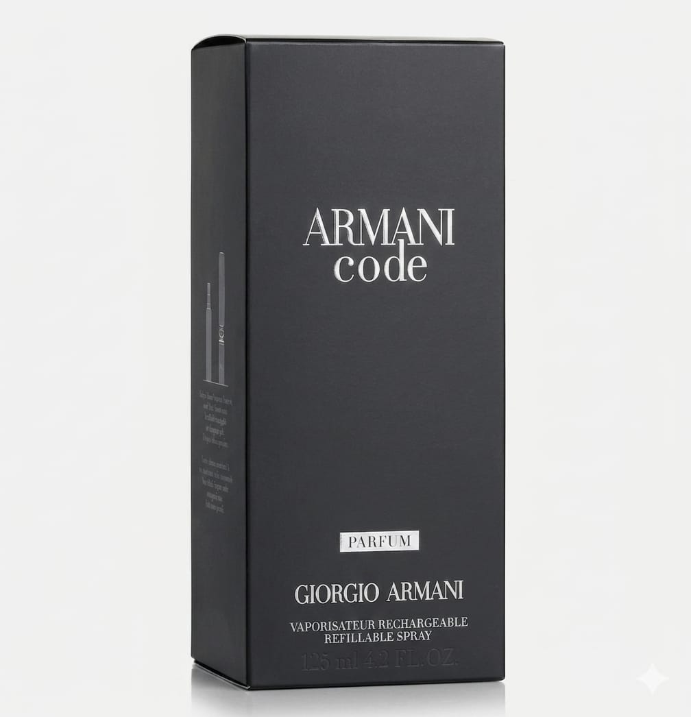Giorgio Armani Code Parfum for Men Refillable Spray 125ml (4.2 fl. oz.)