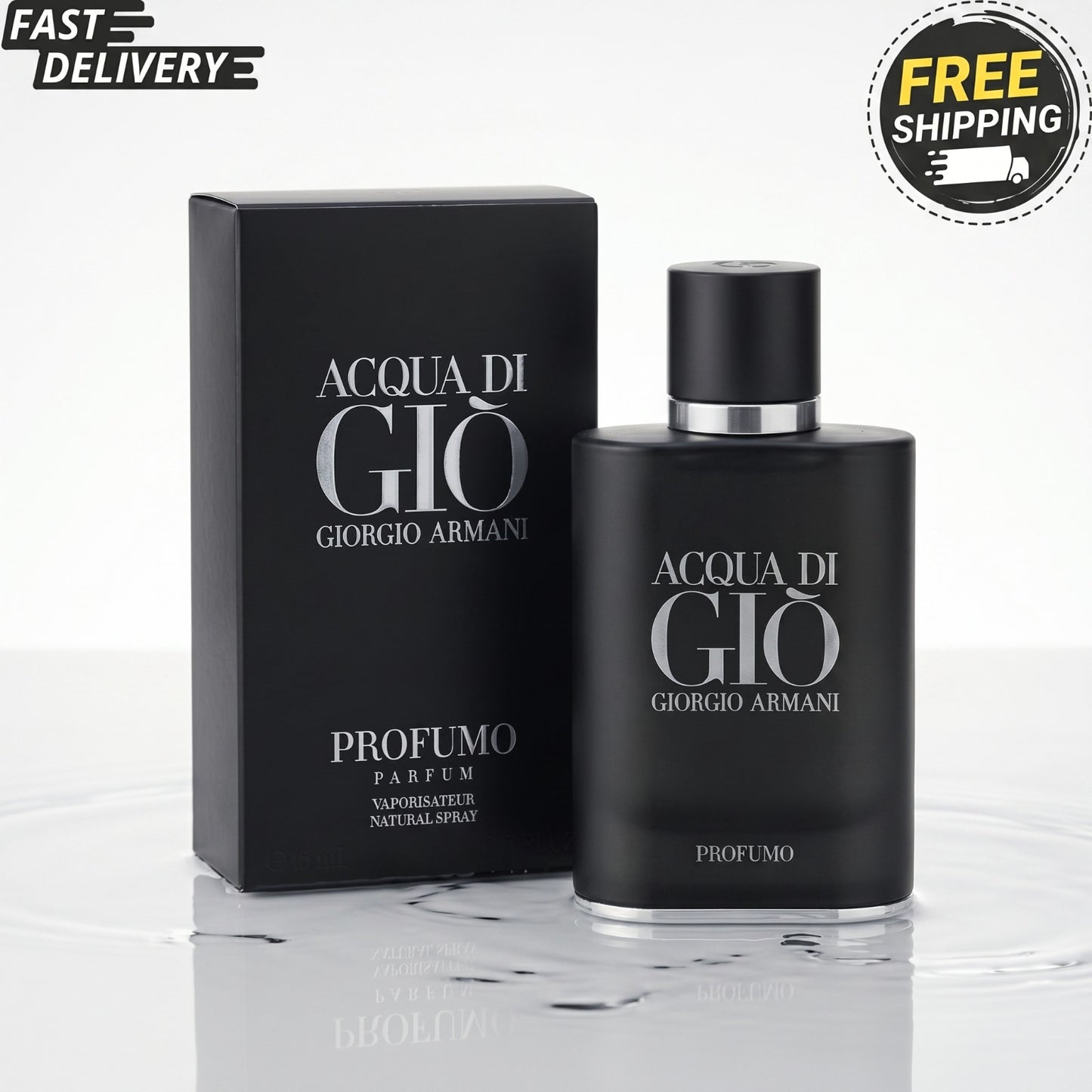 Giorgio Armani Acqua di Giò Profumo Parfum for Men | Luxury Long-Lasting Fragrance | Natural Spray | 125ml (4.2 fl. oz.)