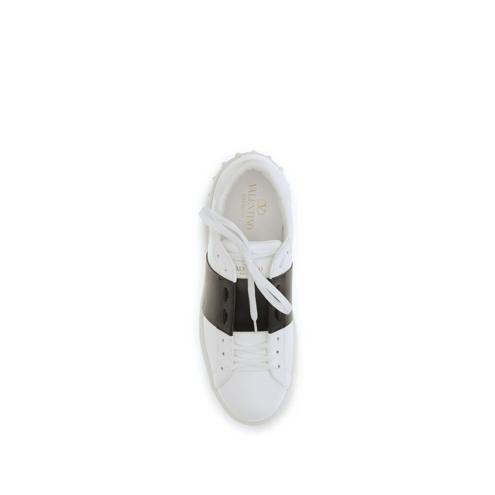 Blue Calf Leather Bos Taurus Low Top Sneakers