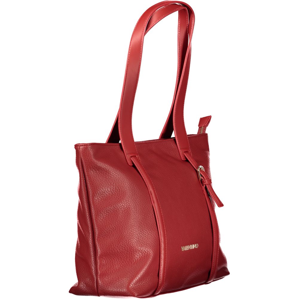 Rosso Polyurethane Women's Bag with Zip Closure