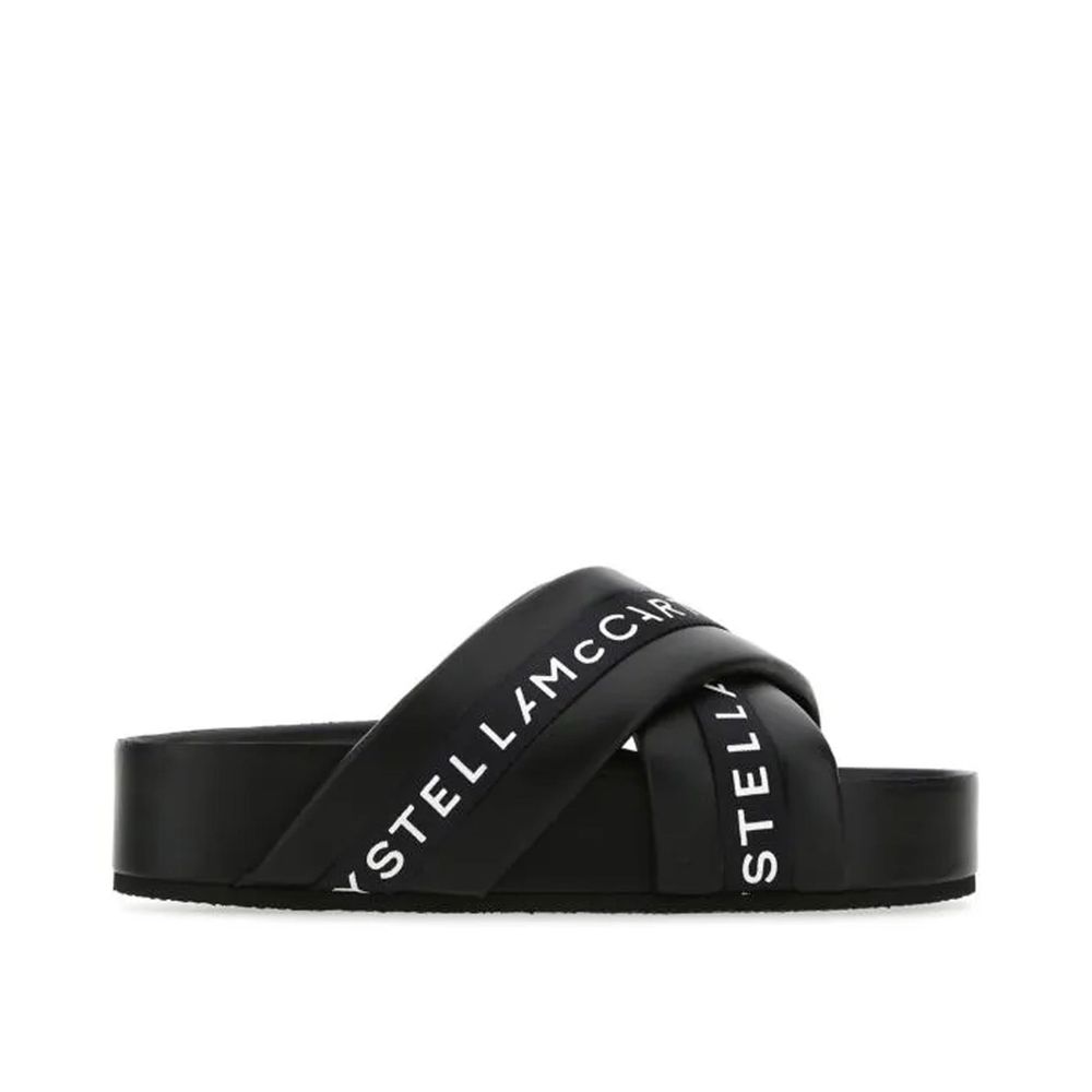 Black Polyethylene Slippers