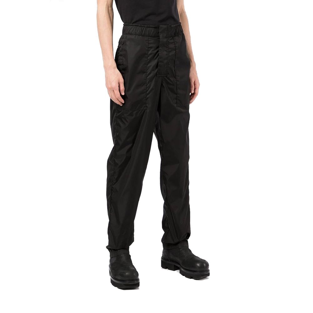 Black Polyamide Joggers (Workout Pants)