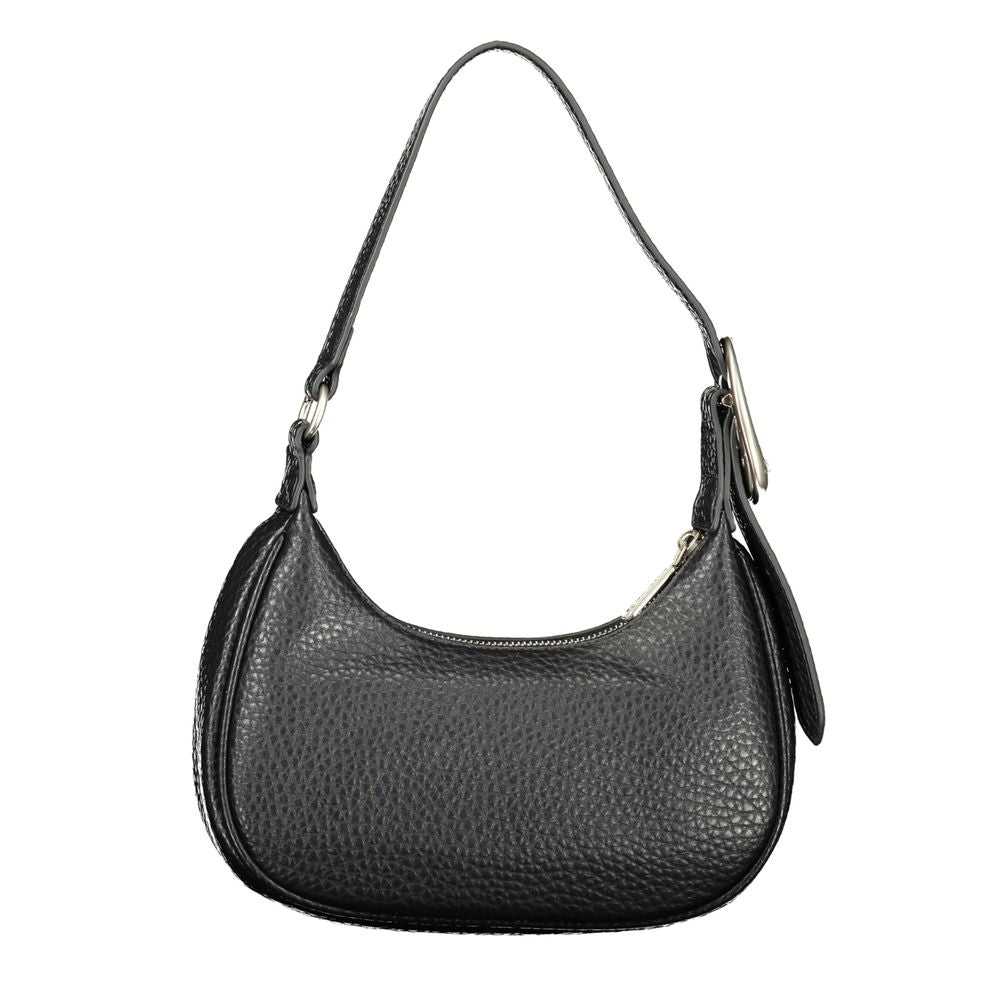 Black Polyurethane Women's Bag