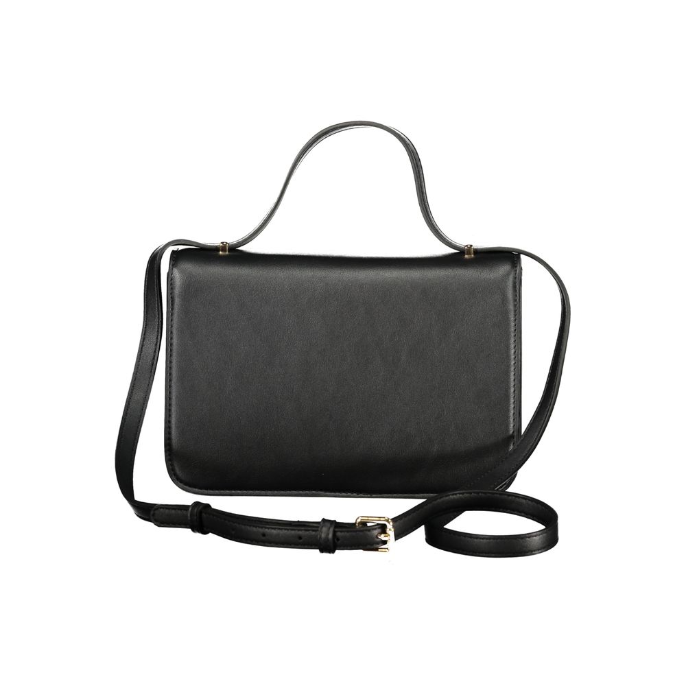 Black Polyurethane Women's Bag