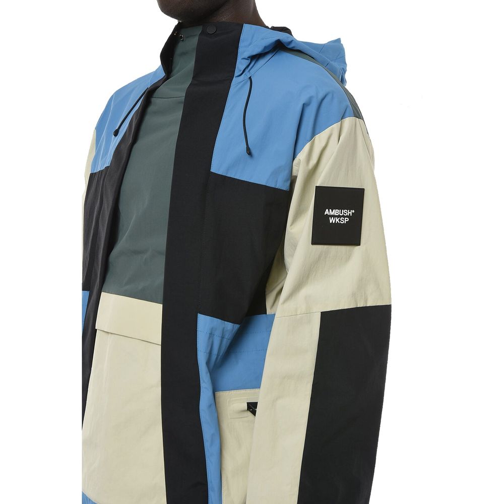 Blue Polyamide Shell Jacket