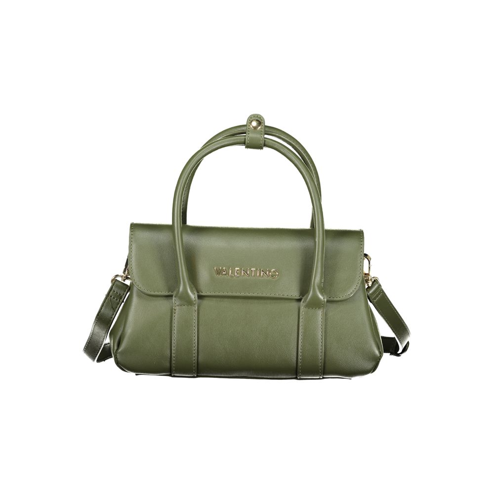 Green Polyurethane Women's Bag