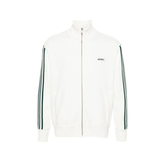 White Nylon Sweatshirt