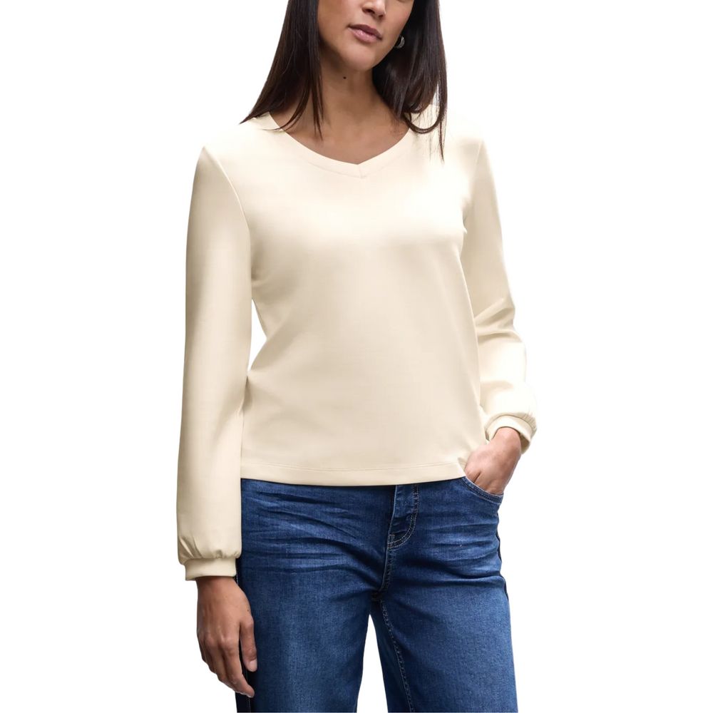 Beige Modal Sweatshirt