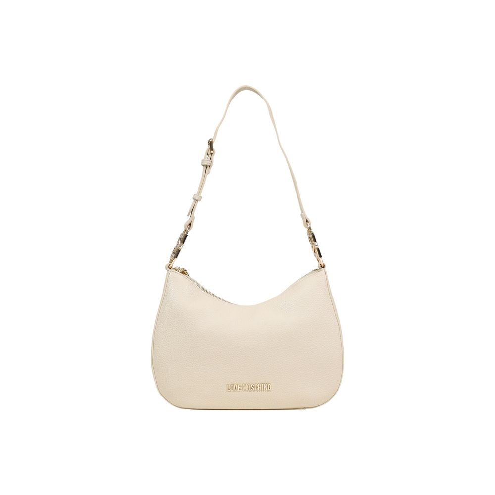 Beige Polyethylene Handbag