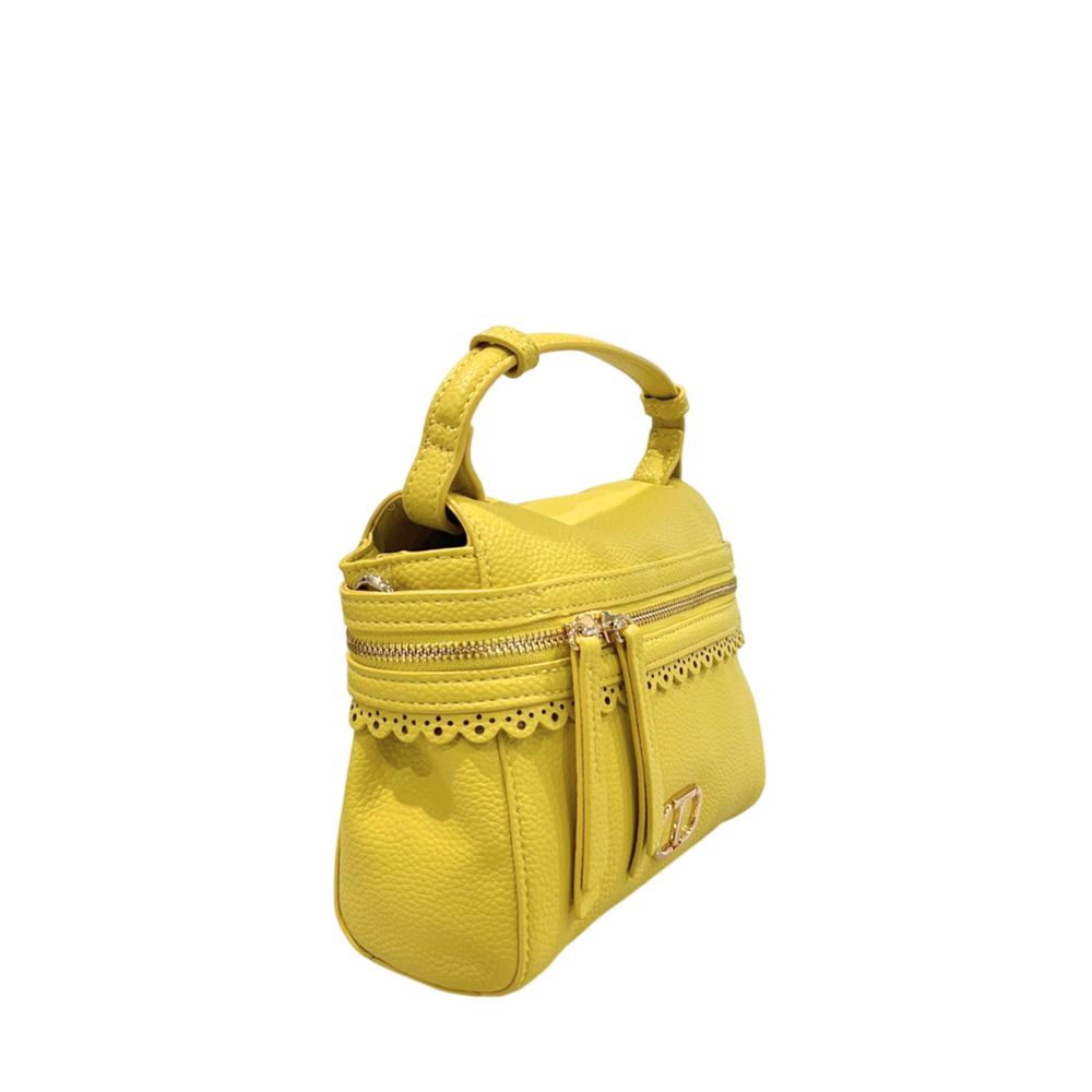 Yellow PU Women Handbag