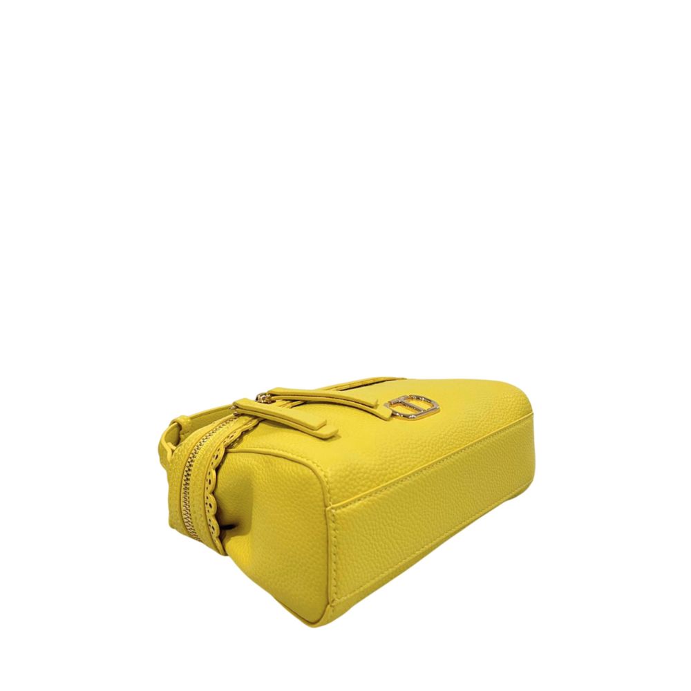 Yellow PU Women Handbag