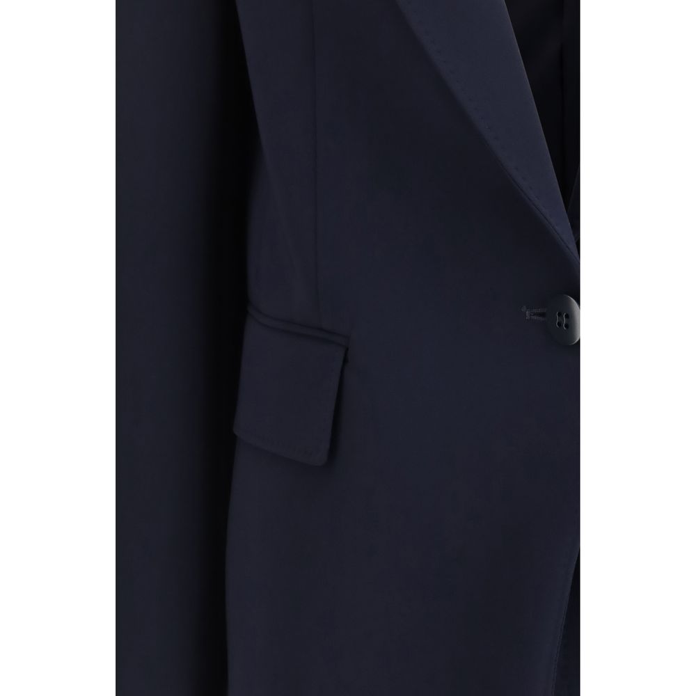 Blue Triacetate Blazer