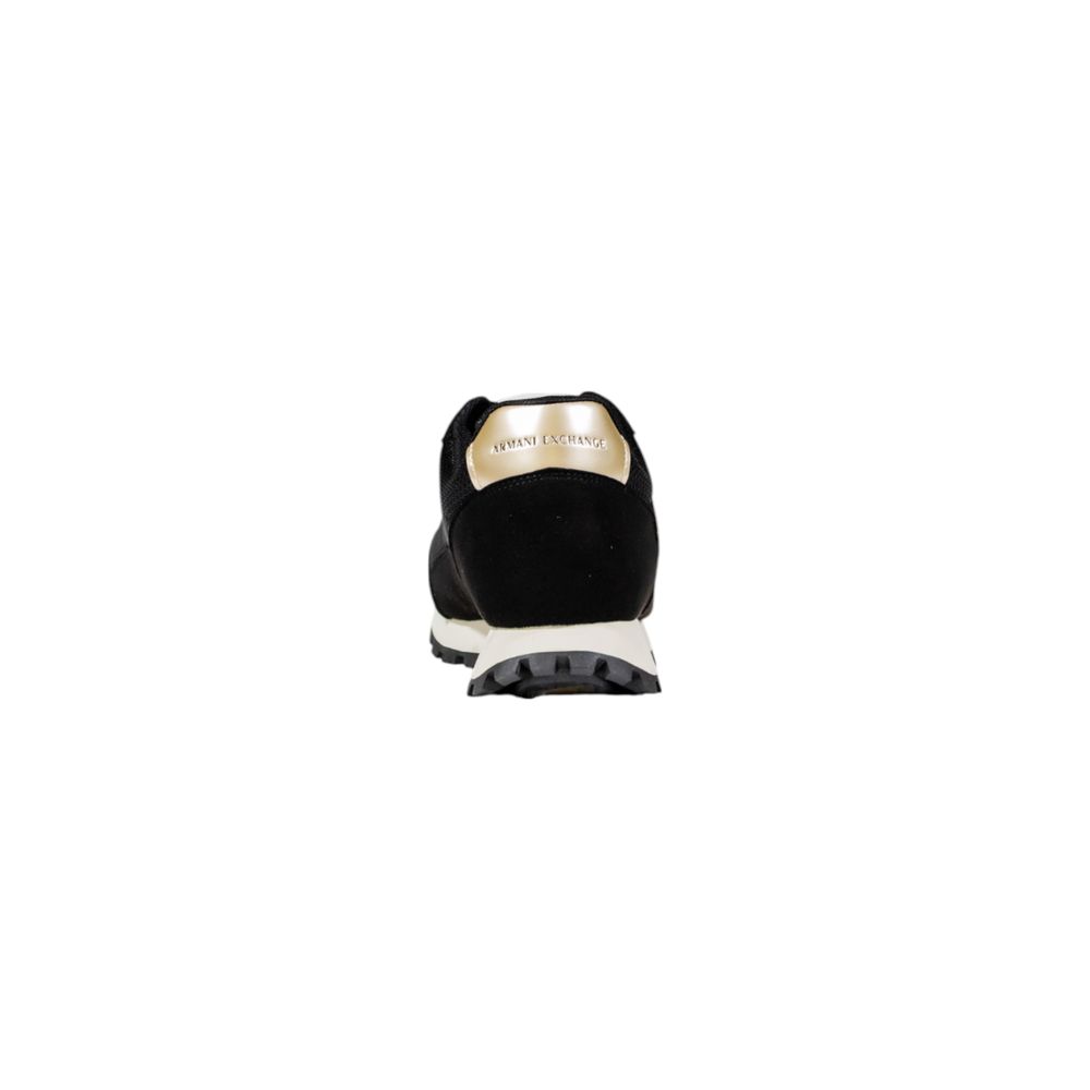 Bicolor Polyester Athletic Sneakers