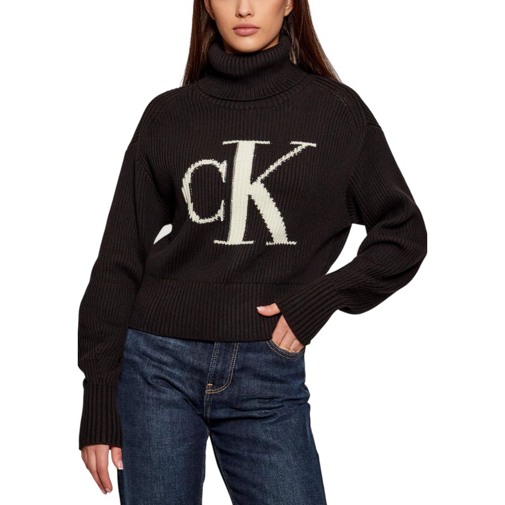 Black Cotton Sweatshirt