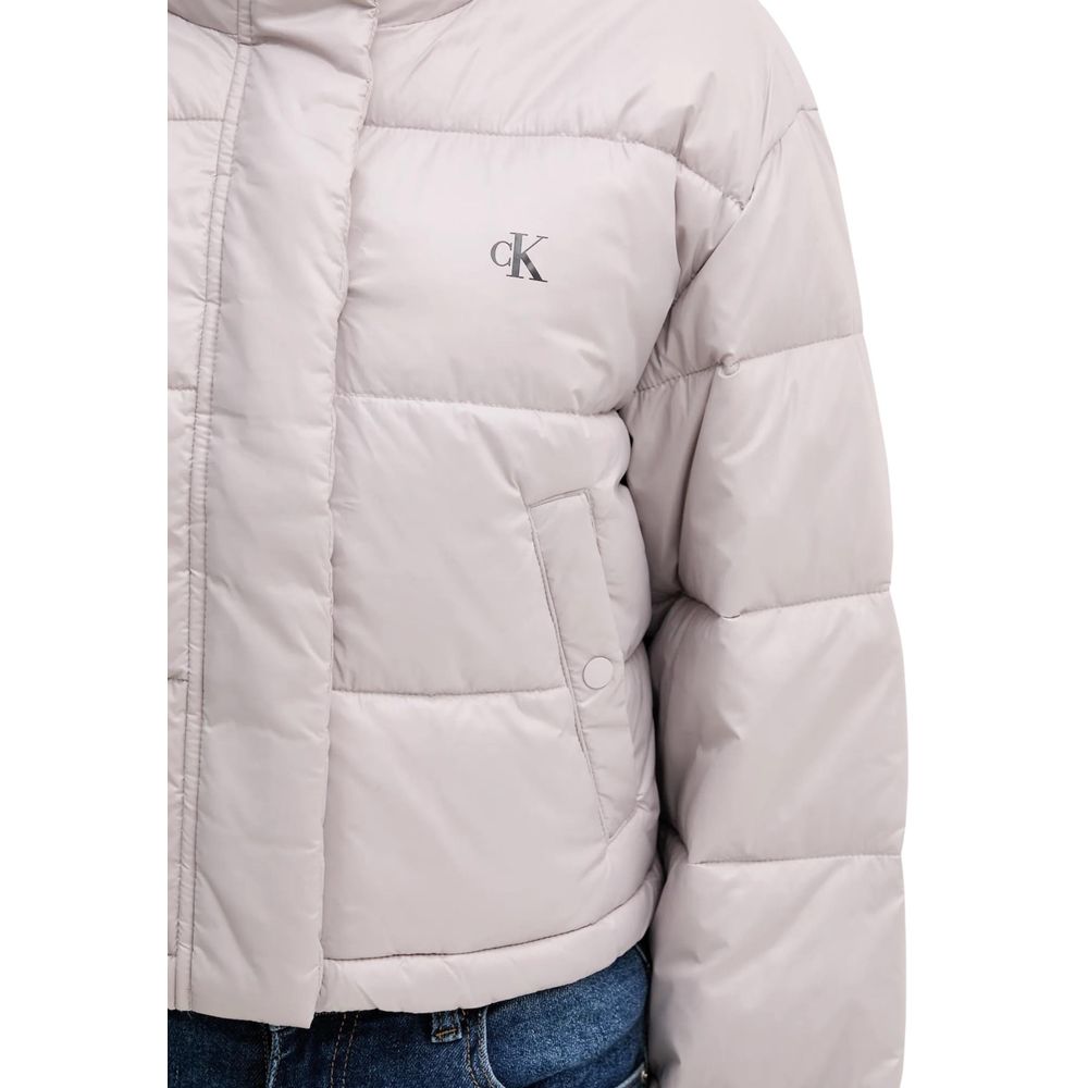 Purple Polyamide Jacket