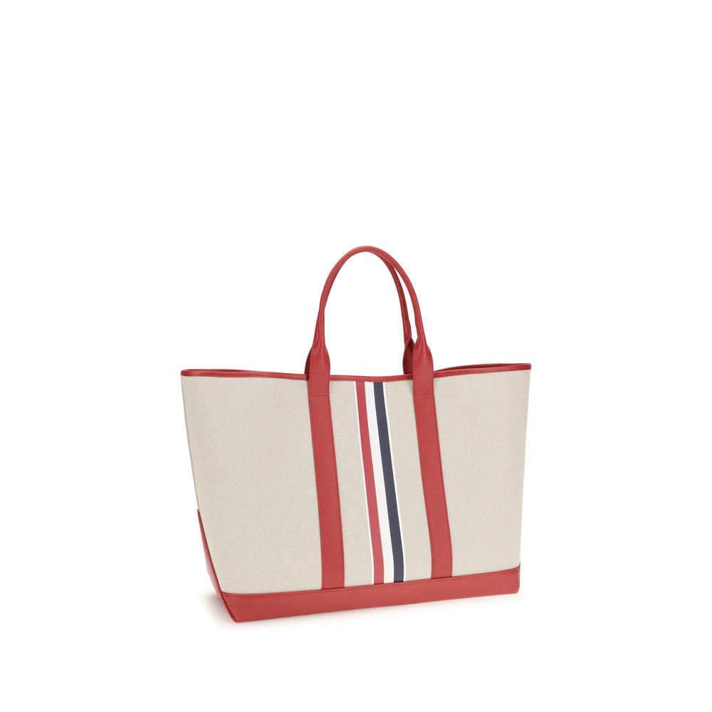 Red Fabric Shoulder Bag