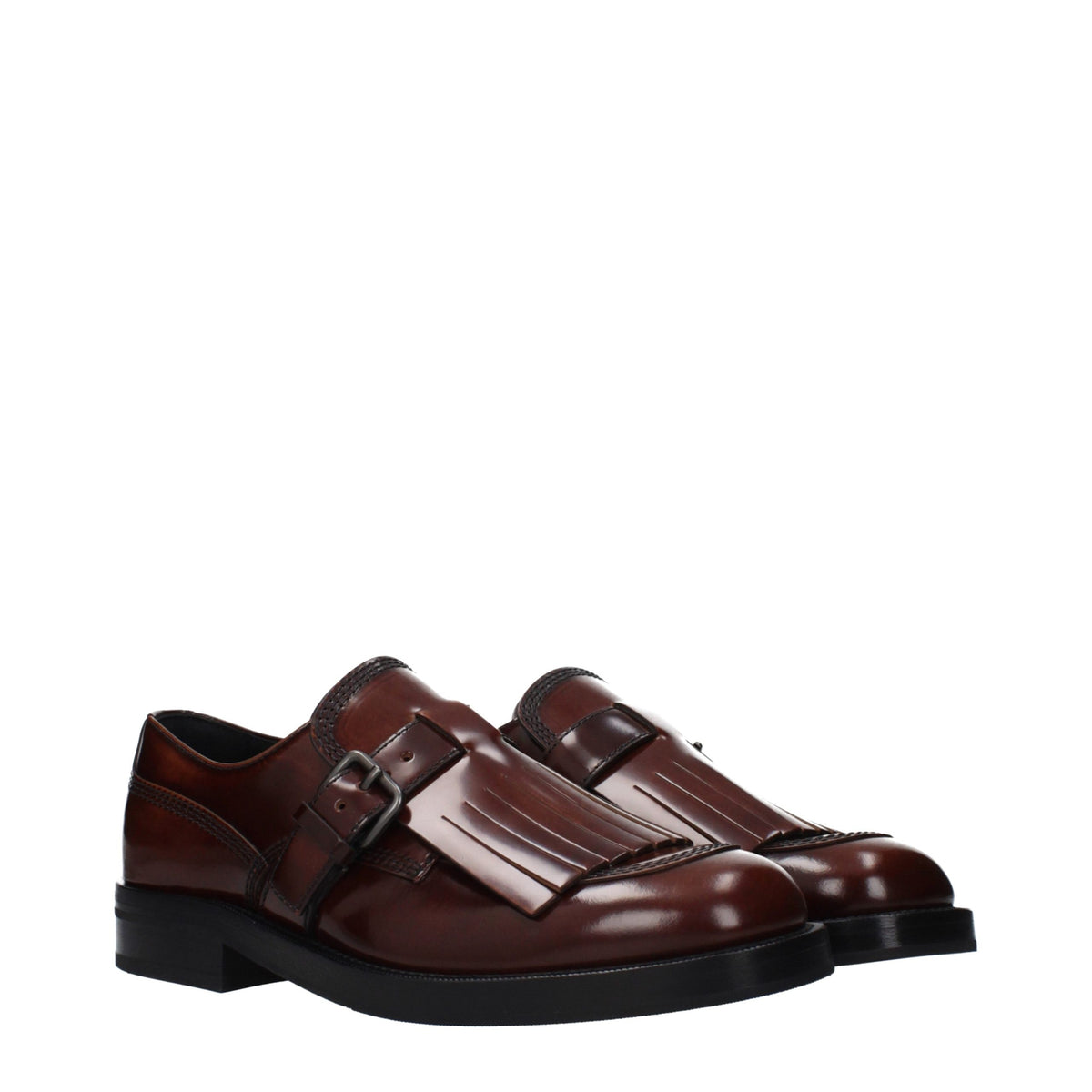 Brown Leather Oxfords And Derbies