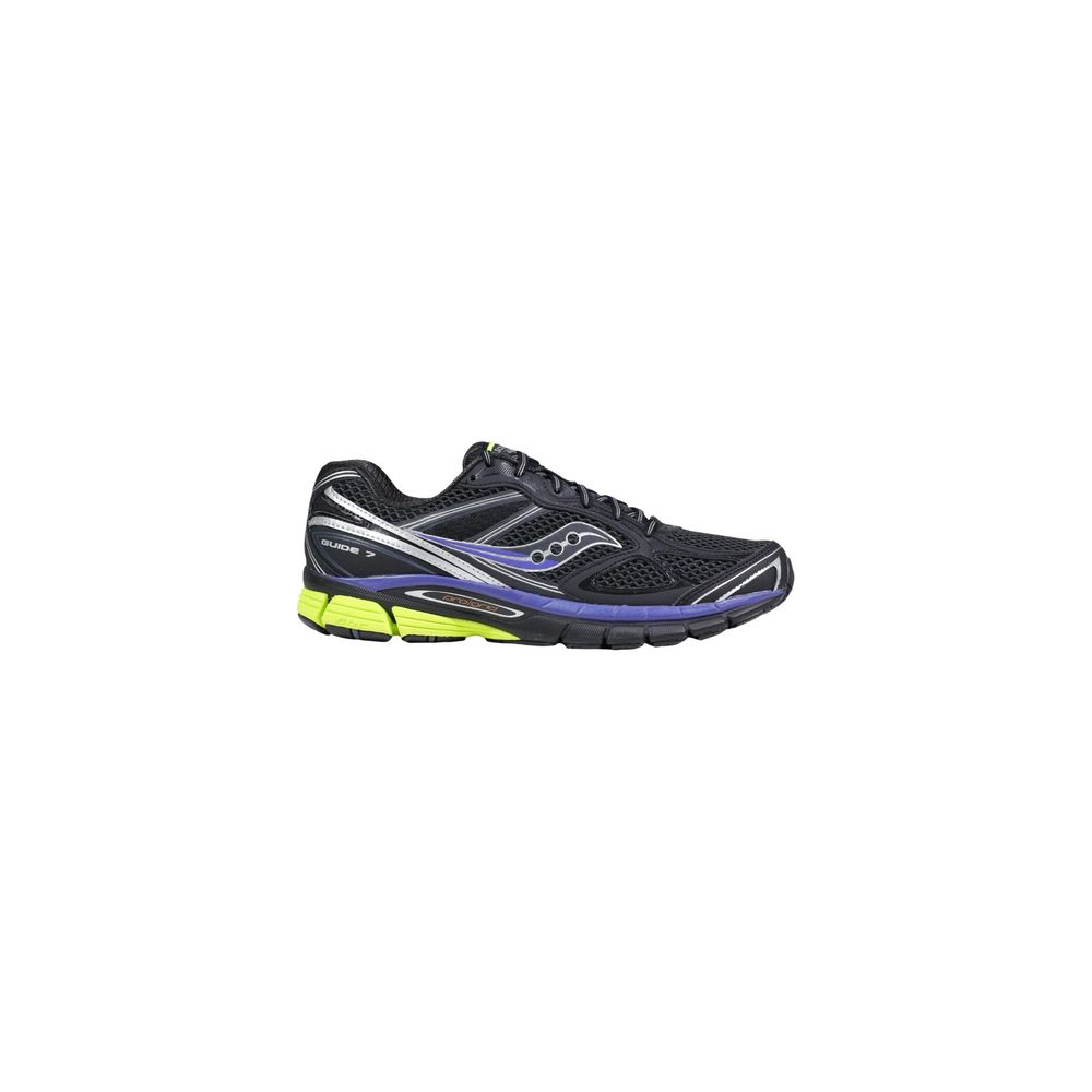 Black Polyethylene Athletic Sneakers