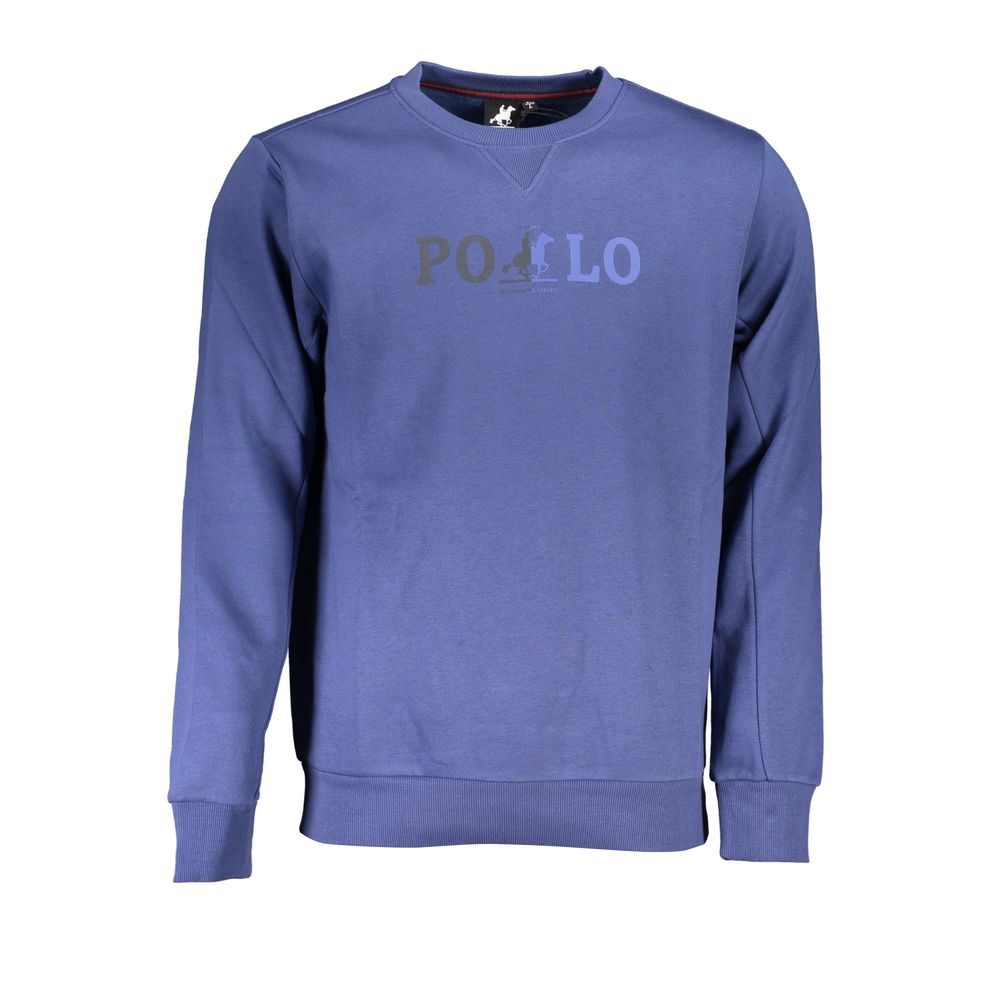 Blue Cotton Men's Sweatshirt