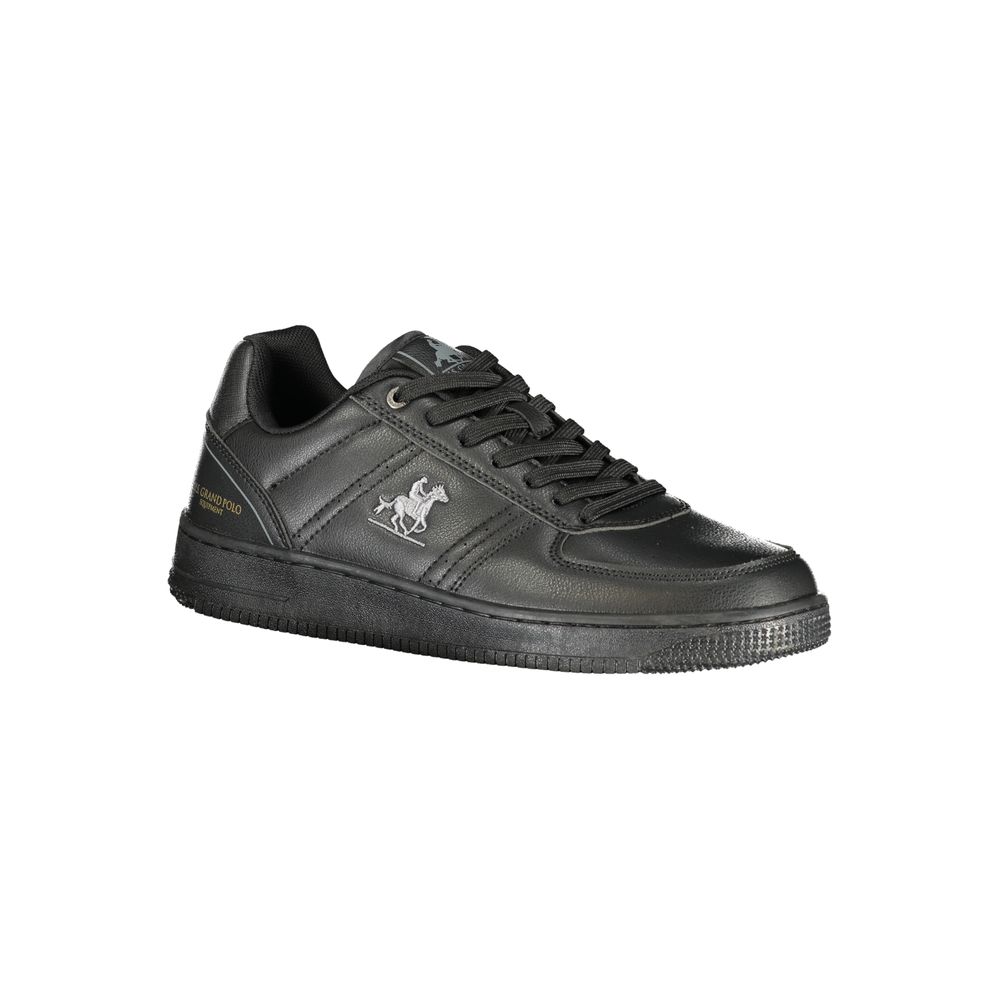 Nero Polyurethane Men Sneaker