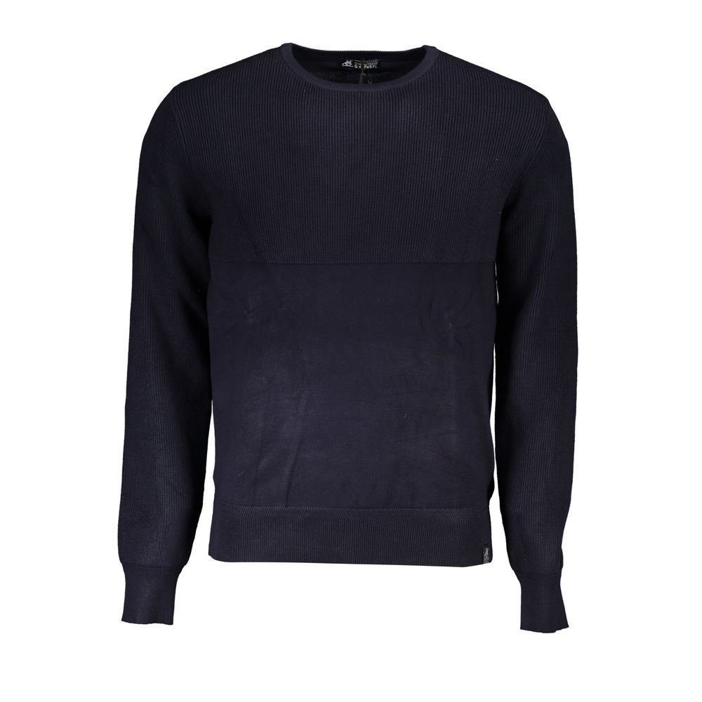 Blue Viscose Men's Shirt
