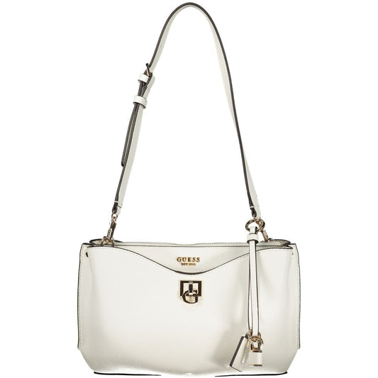 White Polyurethane Women's Bag