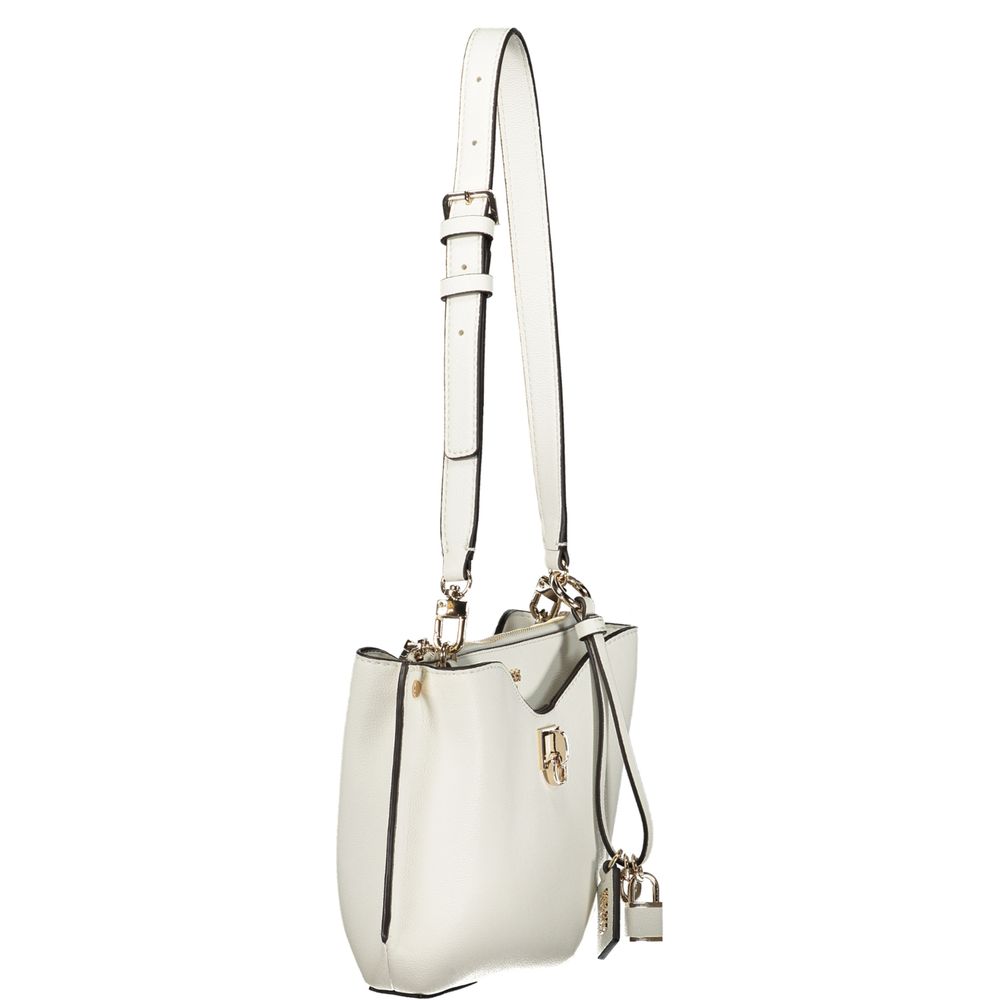 White Polyurethane Women's Bag