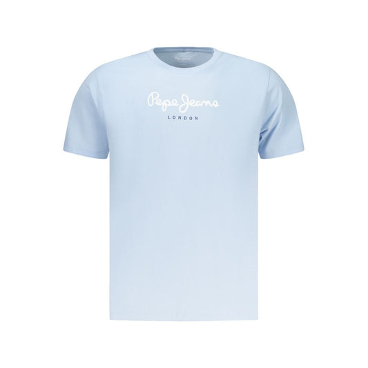 Azzurro Cotton Men T-Shirt