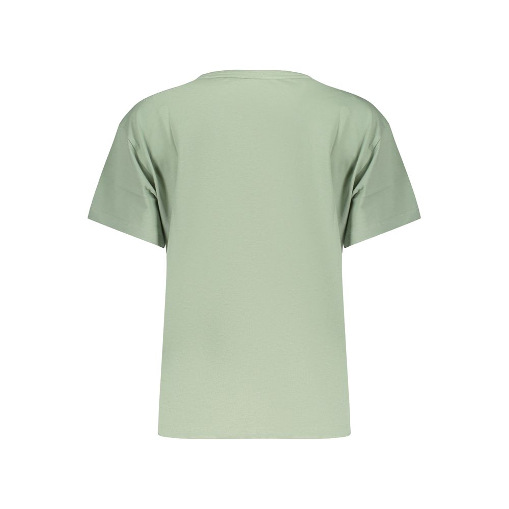 Green Cotton Women's T-Shirt