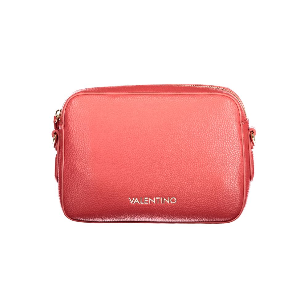 Red Polyurethane Women's Bag